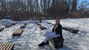 Настя в Петровском парке 2026