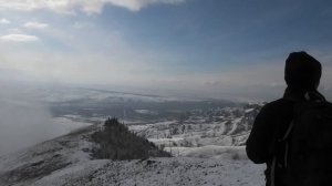 Скамейка в горах