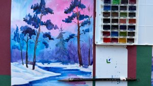 Пейзаж акварелью. Мастер-класс