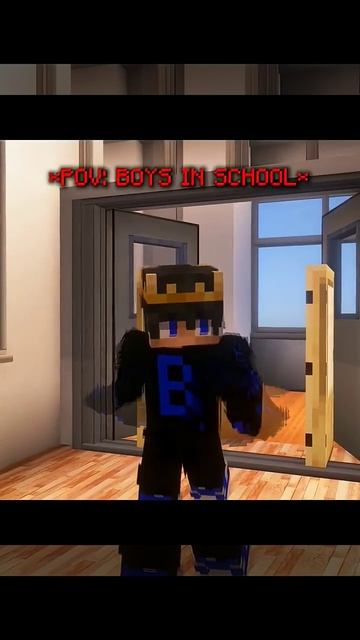 Girls vs Boys In Minecract School 