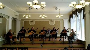 РУССКАЯ ФАНТАЗИЯ-Александр Виницкий.Исп.гит.ансамбль уч.МШ им.Римского-Корсакова,рук.Касторская Я.А.