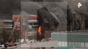 Пожар на площади 7000 кв. м локализовали в ТЦ "Гиант" в Калининграде