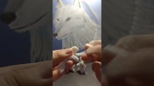 Зайчик из синельной проволоки