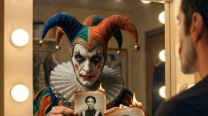 The Jester of Bitter Truths. Lyrics by me / Miya Mi. Music, video & vocal AI.