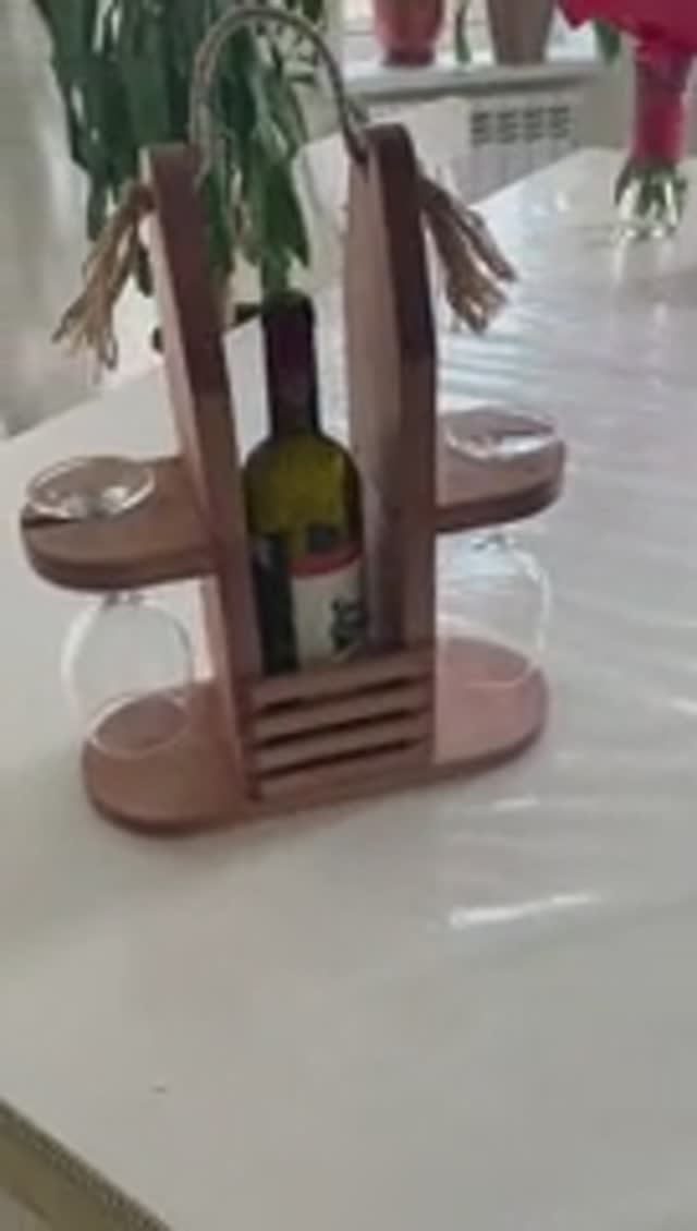 Креативная идея из дерева! переносной мини бар.