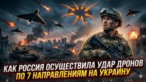 💥 Семь смертоносных направлений: хроника российской атаки дронов