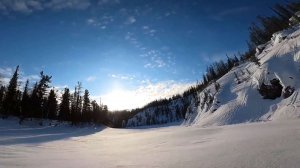 Рыбалка в горах с сыновьями.