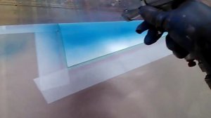 №49- Покраска крыла синим цветом.