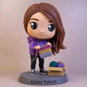 Вяжу на работе