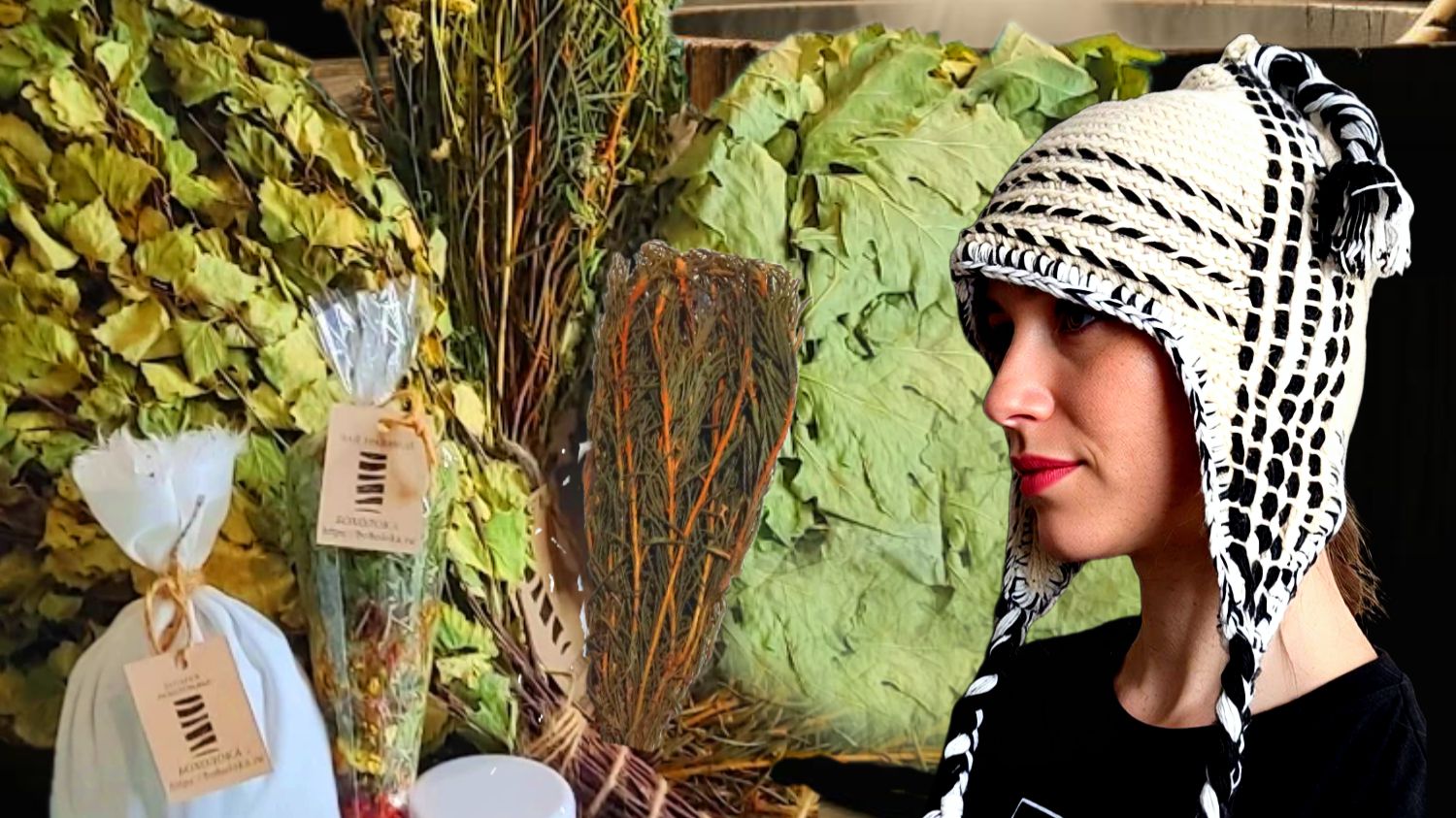 Все для бани. Веники, травы, банные шапки