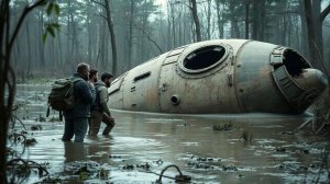 В 1985 году в болотах Якутии был найден древний космический корабль