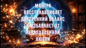 Мантра восстанавливает внутренний баланс и исцеляет от неразделенной любви