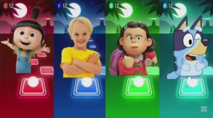 Тайлс Хоп Баттл: Я краснею, Блуи, Влад и Ники против Гадкого Я 4 — Музыкальный Ритм