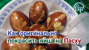 Как оригинально покрасить яйца на Пасху