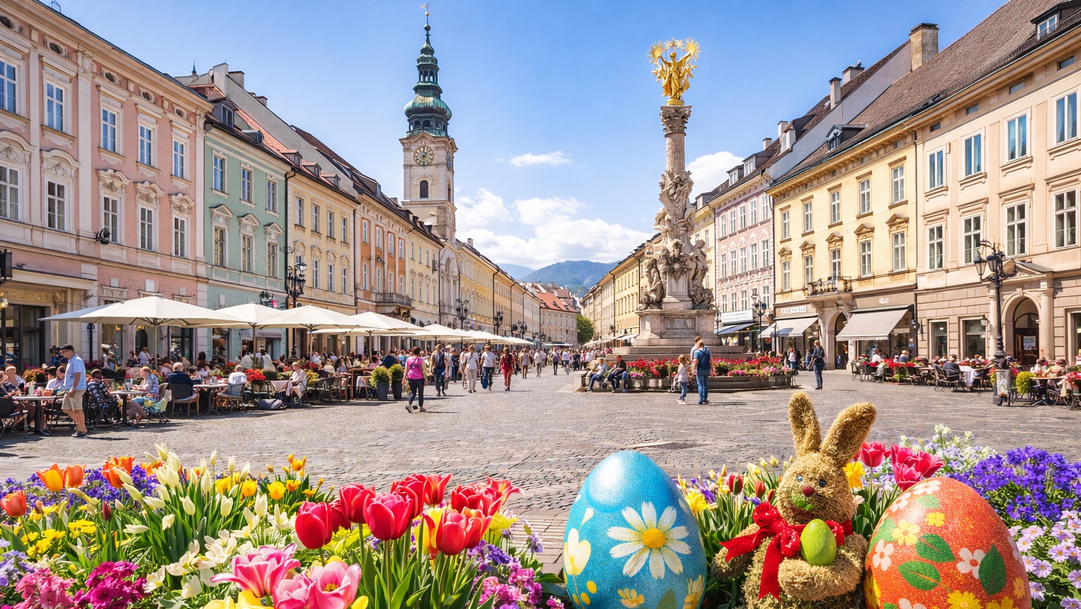 ⭐Клагенфурт — город на юге Австрии, известный своим уютным старым городом и спокойной атмосферой.