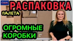 Огромные коробки с сюрпризами  Снова крутые находки. Распаковка палета. Amazon. США
