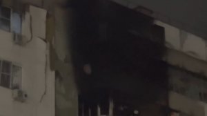 Последствия атаки БПЛА по домам в Новороссийске