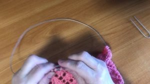 8 рядов красивого узора спицами