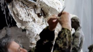 В мастерской скульптора Виктора Костенко