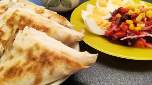 Начинка из гречки в пирожок. Воскресный завтрак.