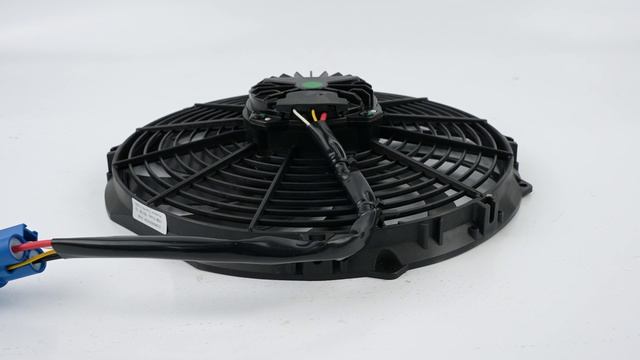 Вентилятор радиатора бесщеточный 12" (300мм) 12V сабли