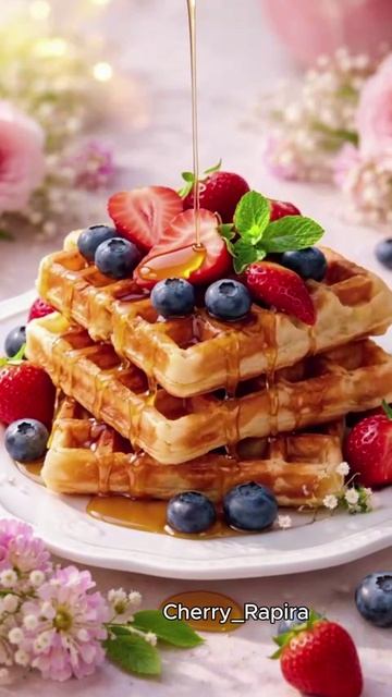 Сладкий завтрак 🍓 Доброе утро!