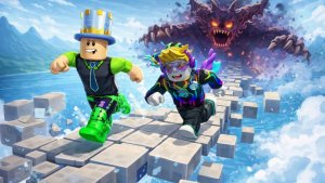 +1 каждую секунду ПАПА и ДРУГ строят бесконечный мост! Прокачался до Максимального уровня!