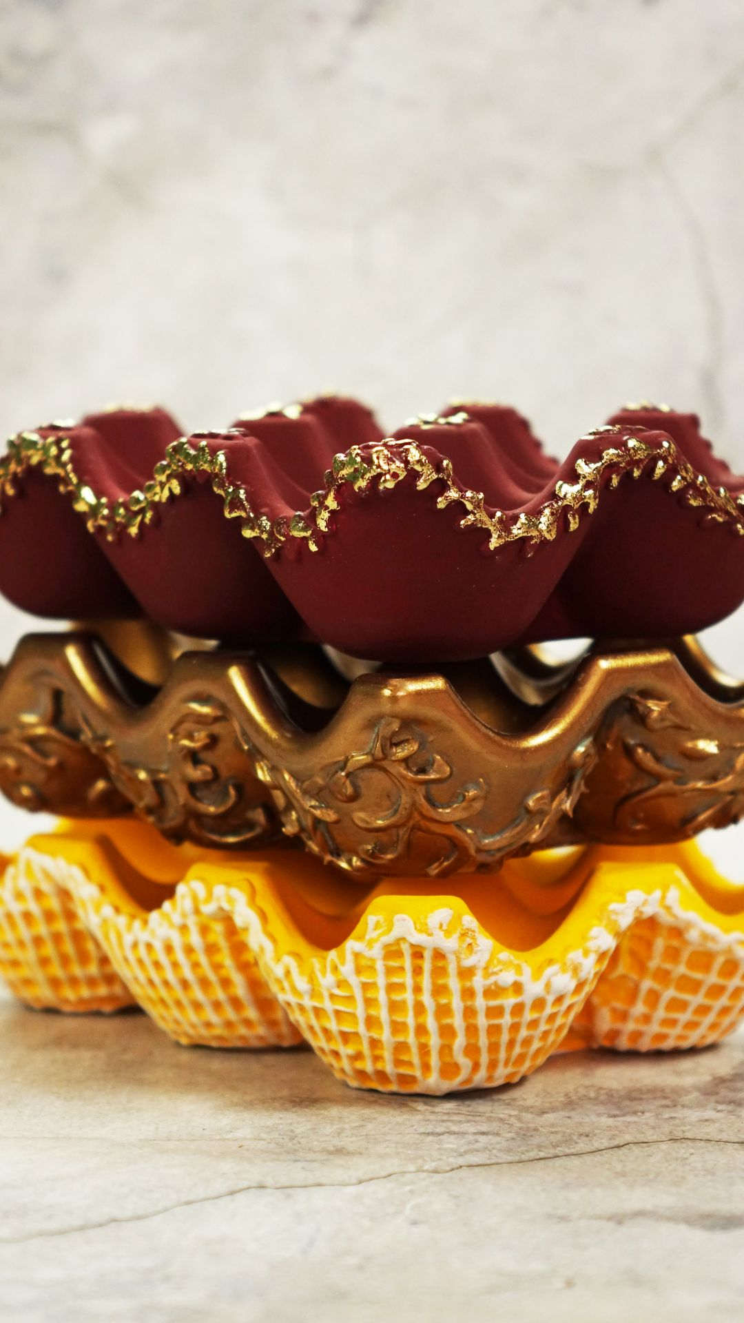 Мастер-класс по созданию шикарных гипсовых подставок для яиц! Что мы использовали? В описании 👇👇👇