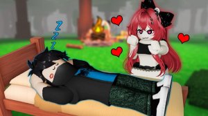 ДЕВОЧКЕ E-GIRL НУЖНА МОЯ ПОМОЩЬ, ЧТОБЫ ПРОЙТИ 500-Й ДЕНЬ В 99 НОЧЕЙ В ЛЕСУ РОБЛОКС