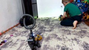 Строительные машины на пульте управления