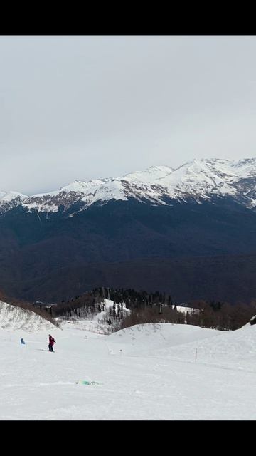 Падение горнолыжника