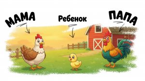 Домашние животные и их детеныши! Развивающие мультики для детей!