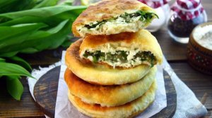 ЛЕПЁШКИ С ТВОРОГОМ И ЧЕРЕМШОЙ