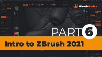 Знакомство с ZBrush 2021. Часть 6