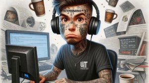 Поколение дебилов с клиповым сознанием - тату на всю морду!