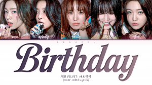 Red Velvet Birthday (Перевод на русский) (Color Coded Lyrics)