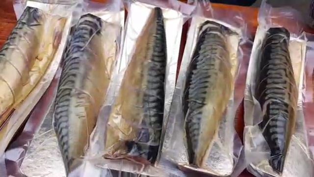 Нарезная скумбрия холодного копчения в/у