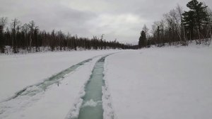 Рыбалка в Горах! Снегоходная Жесть... День первый.