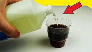 Что если налить отбеливатель в Колу, Молоко, Сок