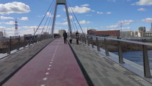 От Вело-пешеходного моста в сосновый бор по тропе исследователей до памятника Курчатову. 05.04.2026г