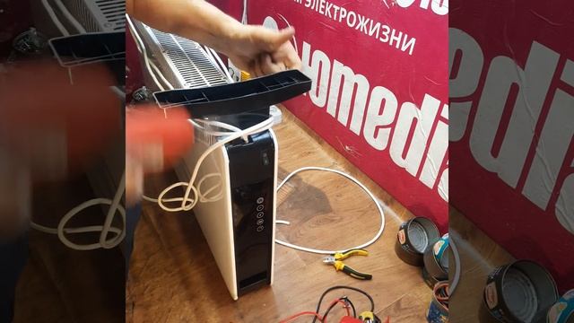 Не включается обогреватель VOLTZ | Ремонт вилки и блока термозащиты обогревателя в СПб