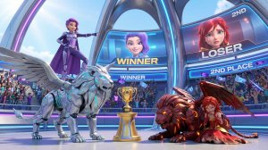 Семья Руби против семьи Голден: РУМИ выигрывает чемпионат по гонкам на львах — KPOP Demon Hunters