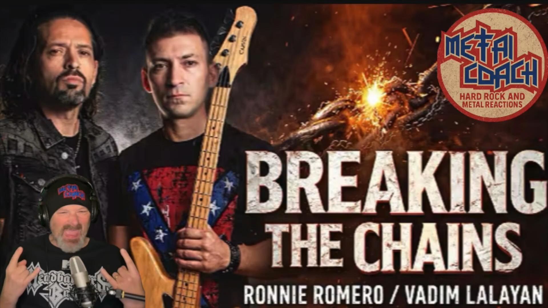 Реакция на BREAKING THE CHAINS | Вадим Лалаян и Ронни Ромеро (Rainbow) от американского блогера