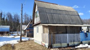 Дачные выходные. Когда внезапно сошёл снег.