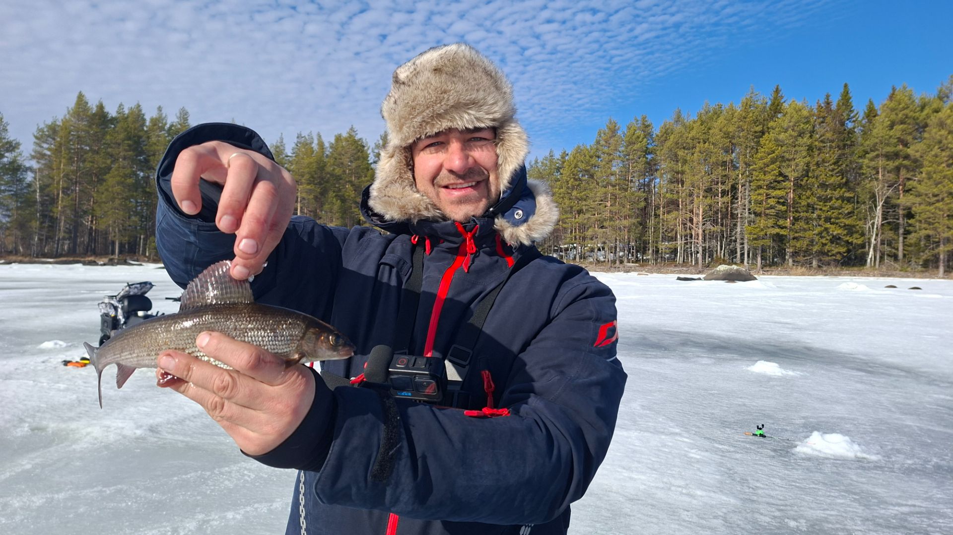 Зимняя рыбалка на Онежском озере
