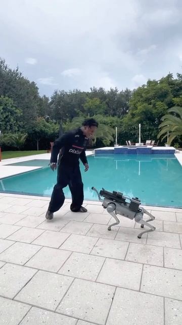 Когда играешься с ИИшной собачкой с огнеметом, неплохо иметь бассейн под рукой. Всякое может случить