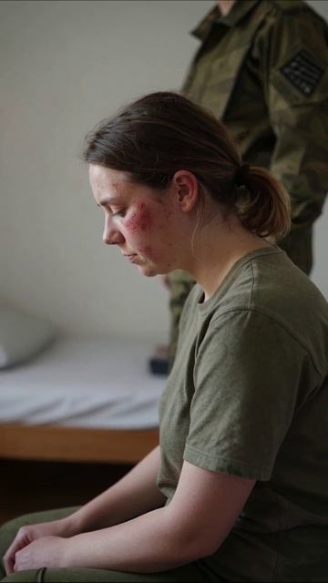 Потеря надежды: одинокий воин в бездне боли #война #потеря #страдания