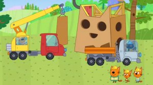 Три Кота строят дом Мультфильм / Смотреть Три Кота / Сборник Три Кота Развивающая Игра