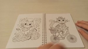 Кототерапия в удобном формате. Раскраска антистресс. Кошки. Обзор.