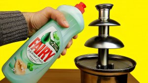 Шоколадный фонтан из ФЭРИ, Жидкого мыла и Манной каши!